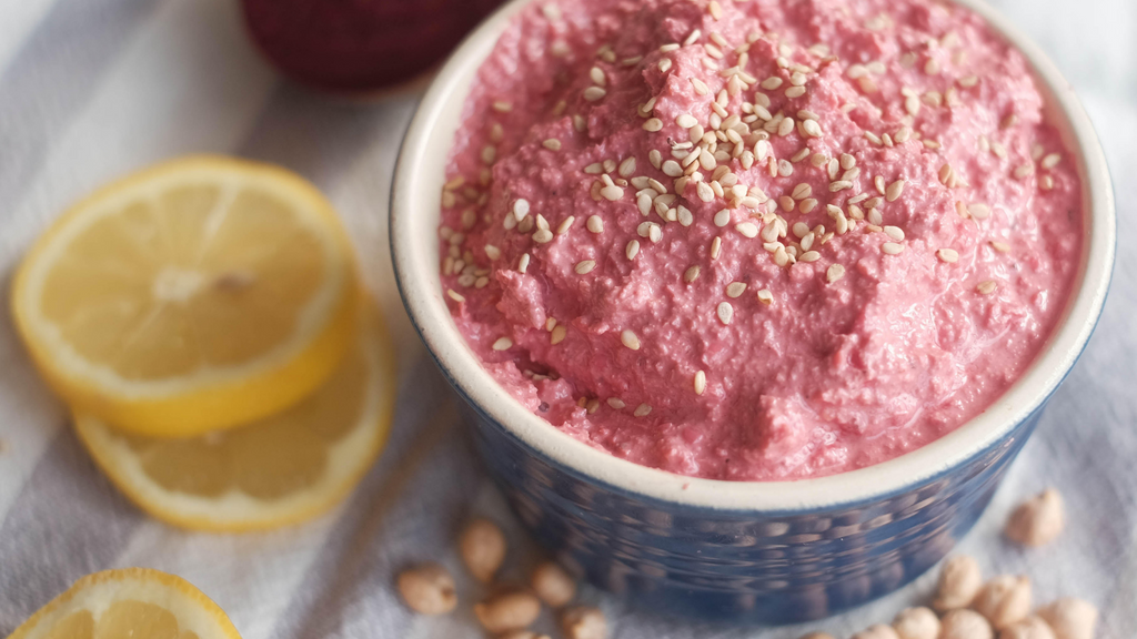 Recipe Series: Sprouted Pink Hummus