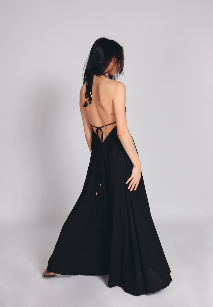 Ona Maxi Dress | Black
