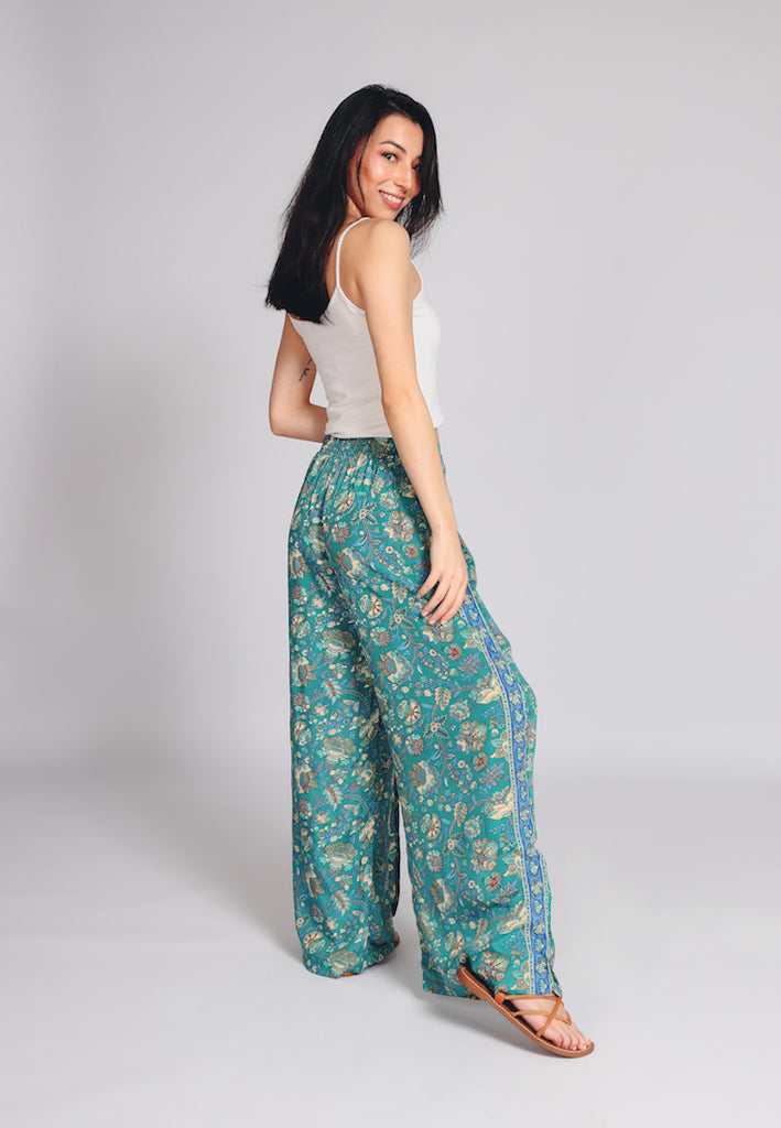 Mary Gold Lounge Pants | Ocean Blue