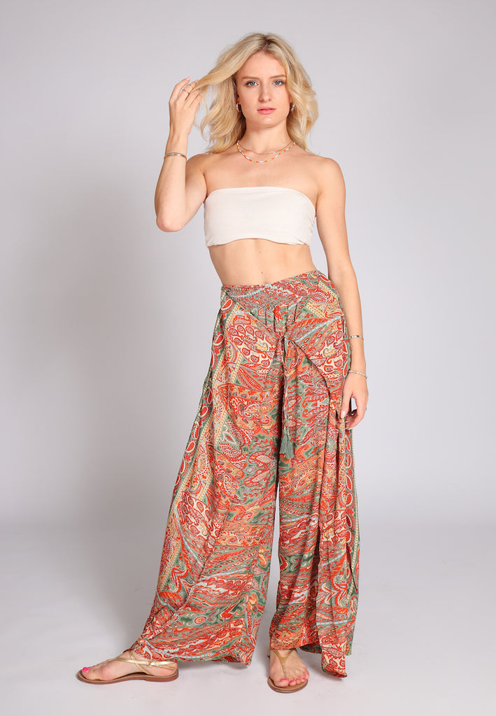 Mary Gold Lounge Pants | Fiery Red