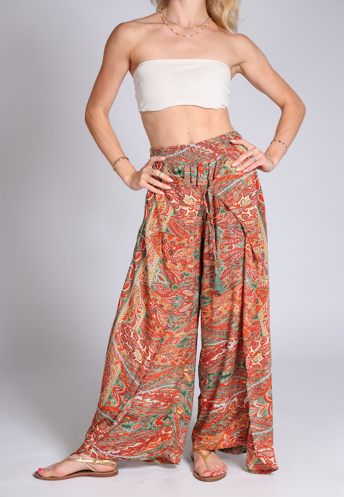 Mary Gold Lounge Pants | Fiery Red
