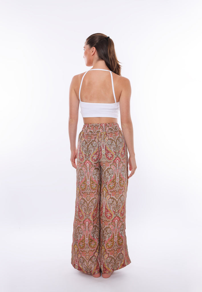 Mary Gold Lounge Pants | Pink & Brown