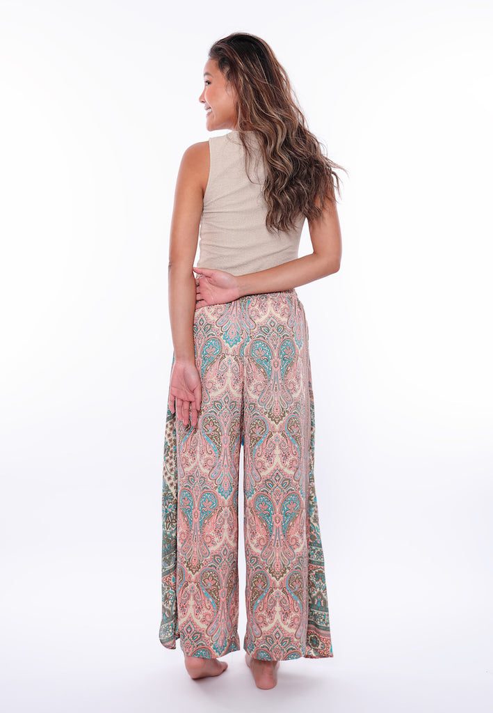 Mary Gold Lounge Pants | Blue & Pink